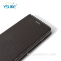 Estuche de teléfono celular de cuero de doble folio universal